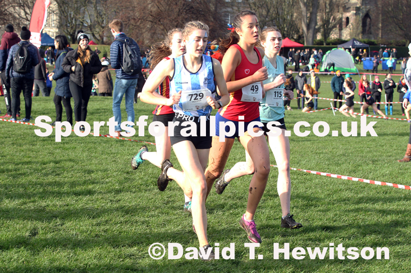 Womens short race  2020 BUCS Cross Country Champs., Edinburgh.  Photo: David T. Hewitson/Sports for All Pics